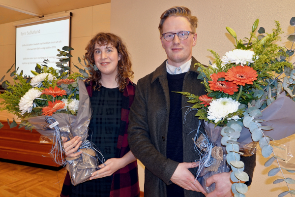  Magdalena Falter og Sölvi Rúnar Vignisson styrkþegar Vísindasjóðs 2019